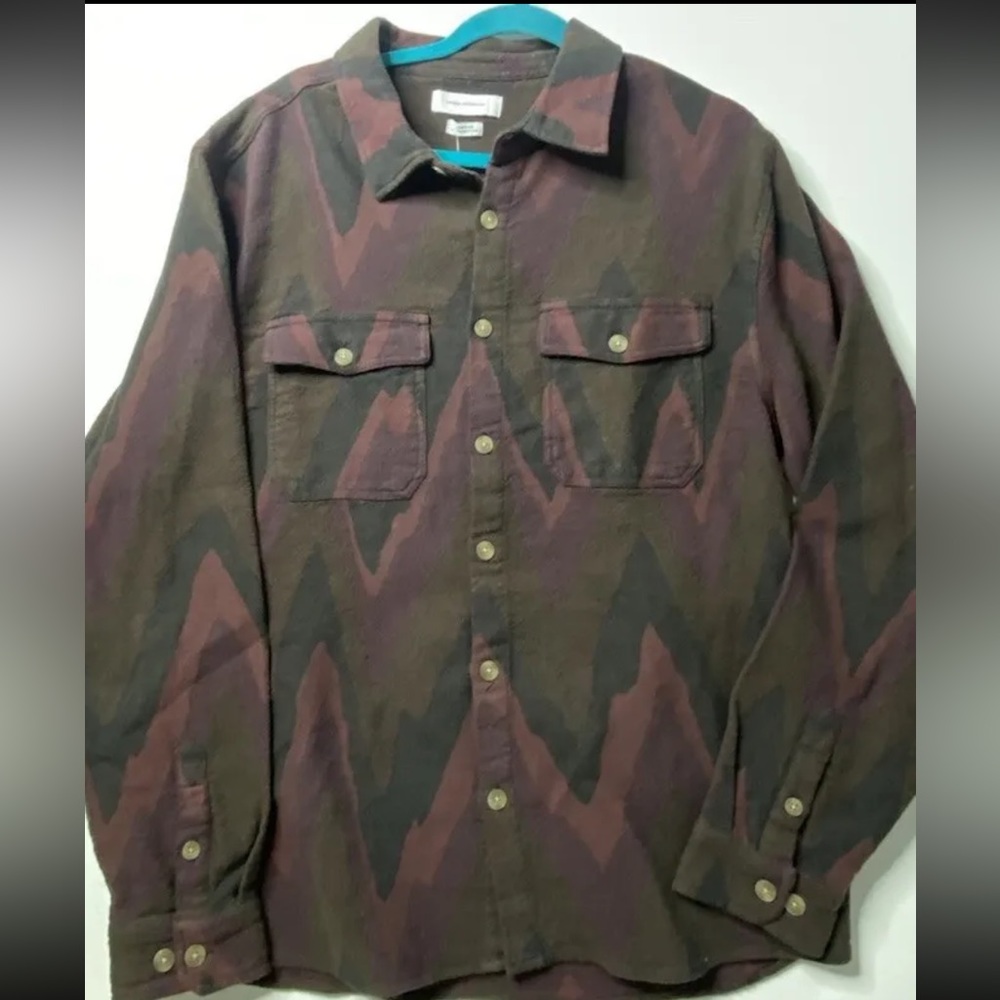 ❌SOLD❌New with tag Urban Outfitters Aztec Print Flannel Shirt Mens Large